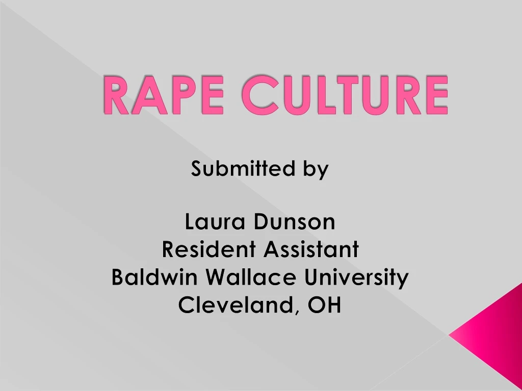 rape culture