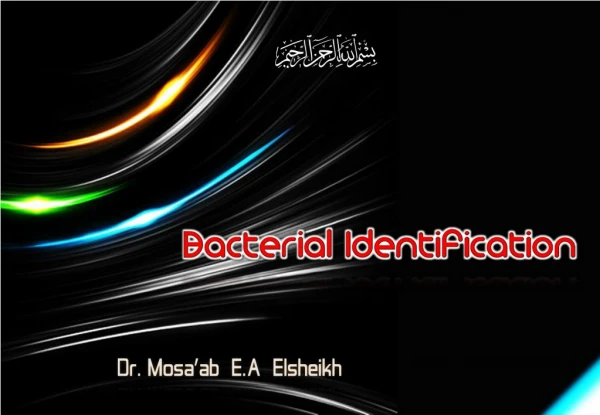 Bacteriological laboratory Diagnosis