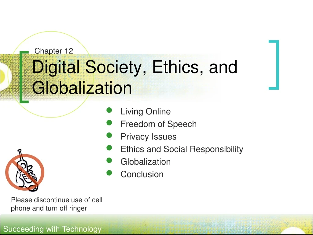 digital society ethics and globalization