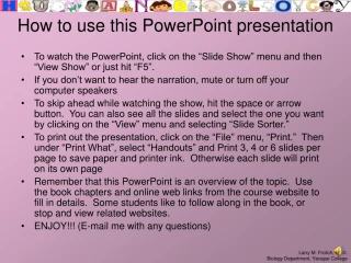 How to use this PowerPoint presentation - slide 1