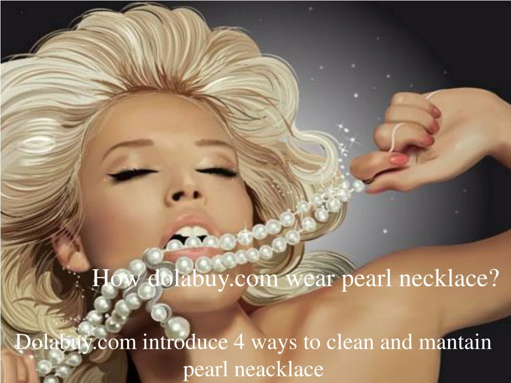 how dolabuy com wear pearl necklace