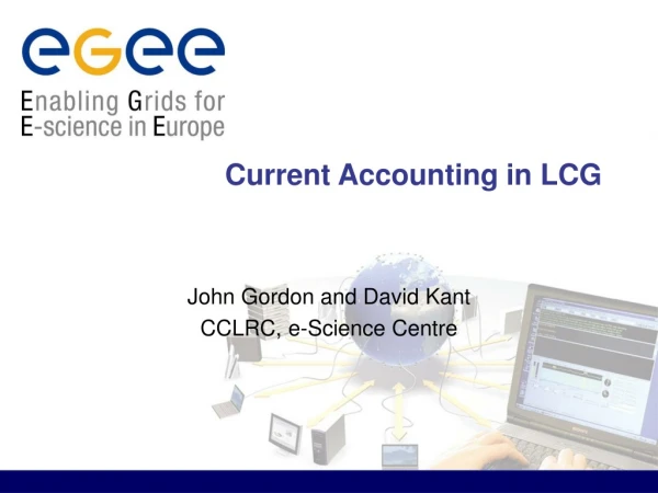 Current Accounting in LCG