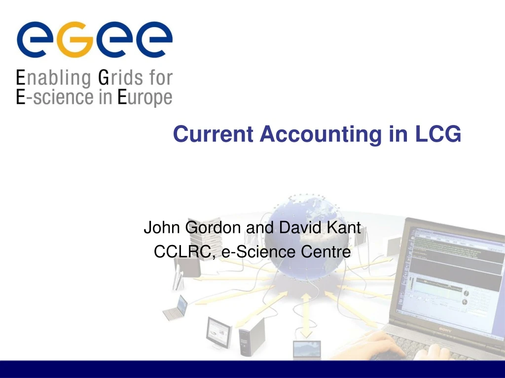 current accounting in lcg