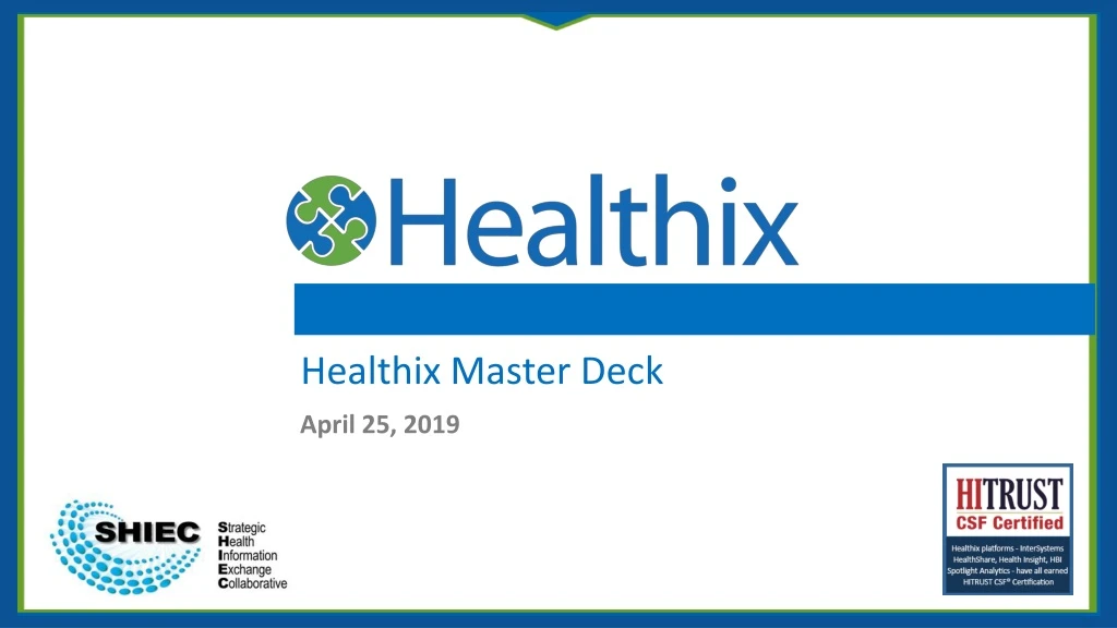 healthix master deck