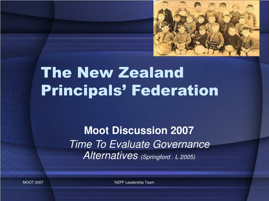 the new zealand principals federation