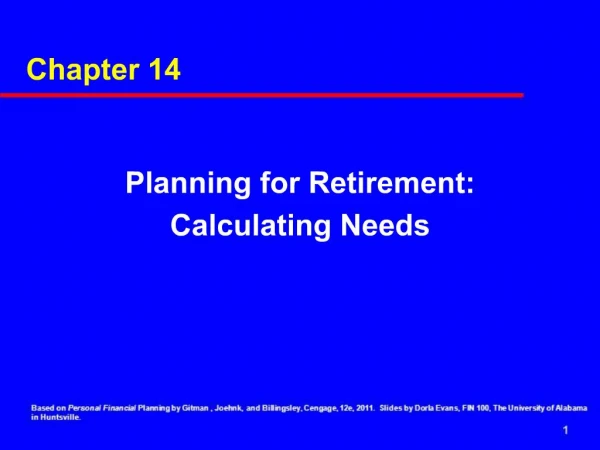 Planning for Retirement: Calculating Needs
