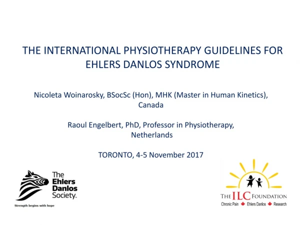 THE INTERNATIONAL PHYSIOTHERAPY GUIDELINES FOR EHLERS DANLOS SYNDROME