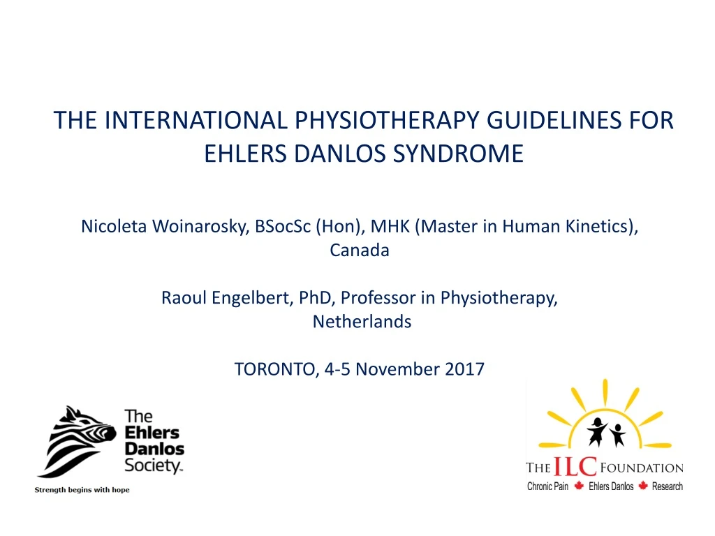 the international physiotherapy guidelines