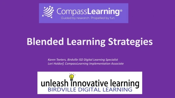 Blended Learning Strategies