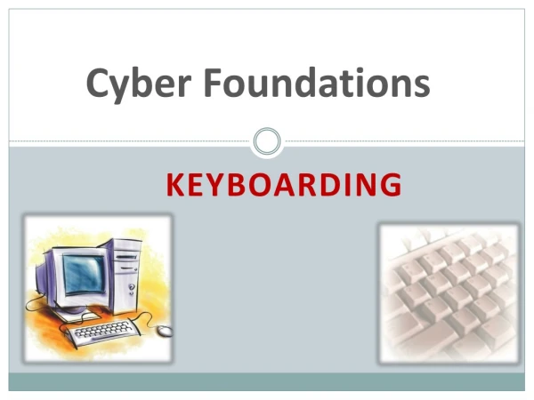 Cyber Foundations