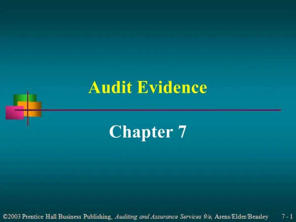 Audit Evidence