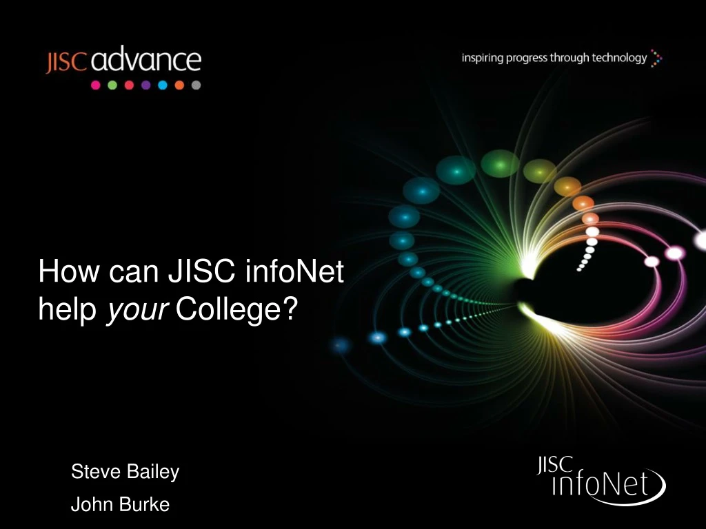 how can jisc infonet help your college