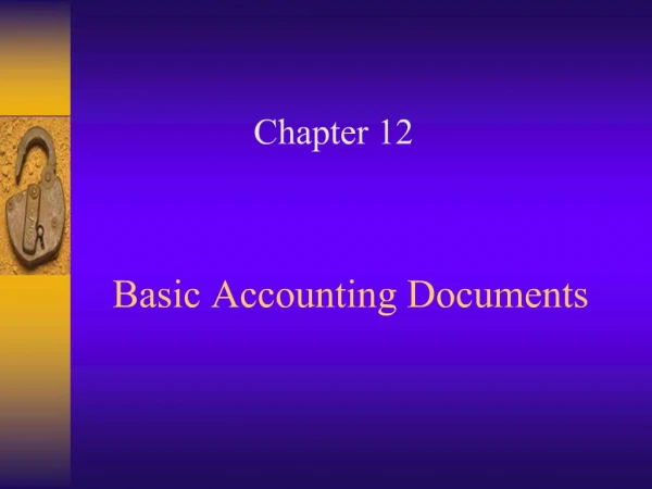Basic Accounting Documents