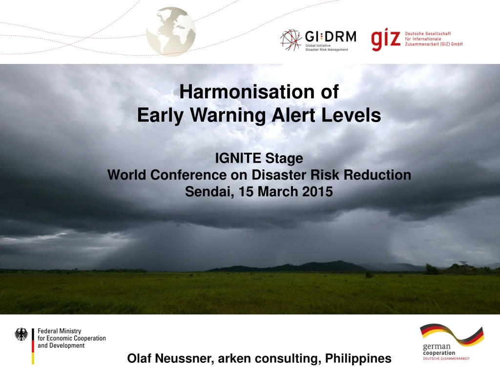 harmonisation of early warning alert levels
