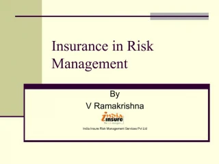 Insurance in Risk Management