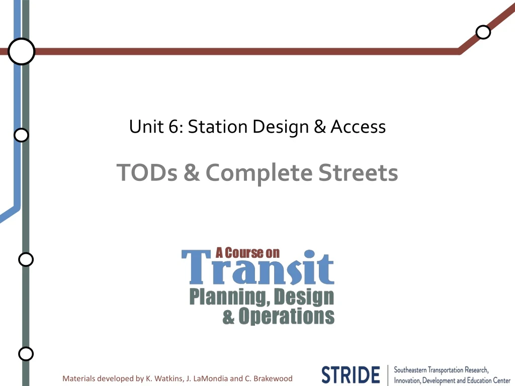 tods complete streets