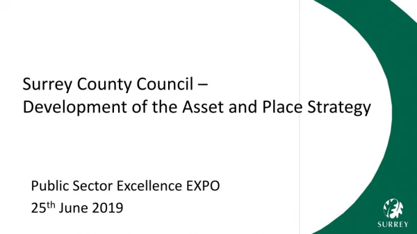 Public Sector Excellence EXPO 25 th June 2 01 9