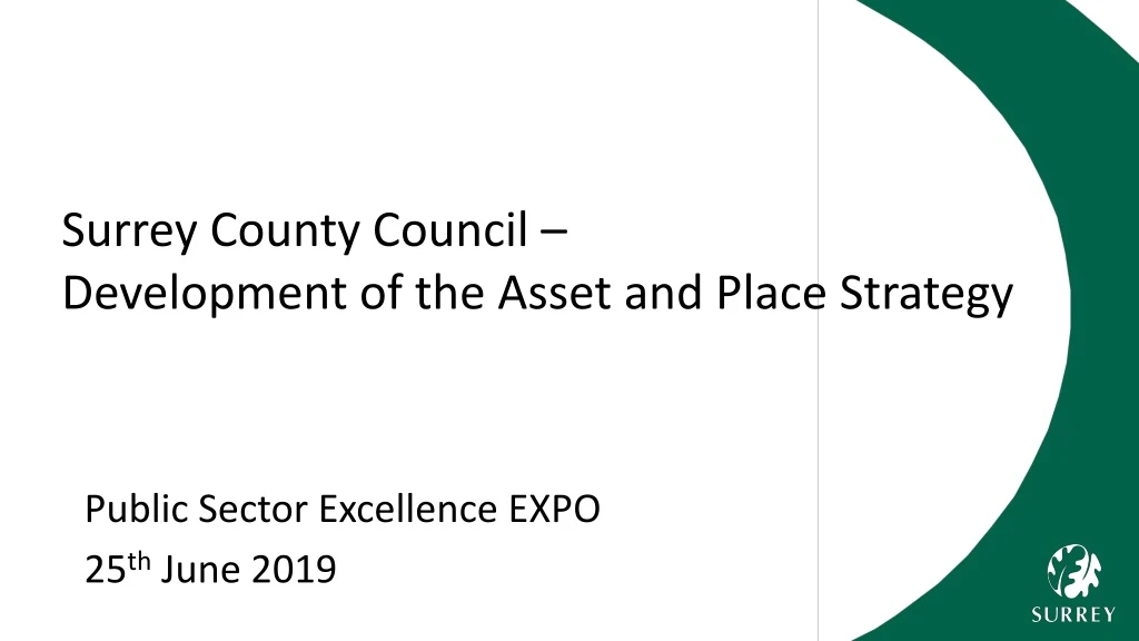 surrey county council development of the asset