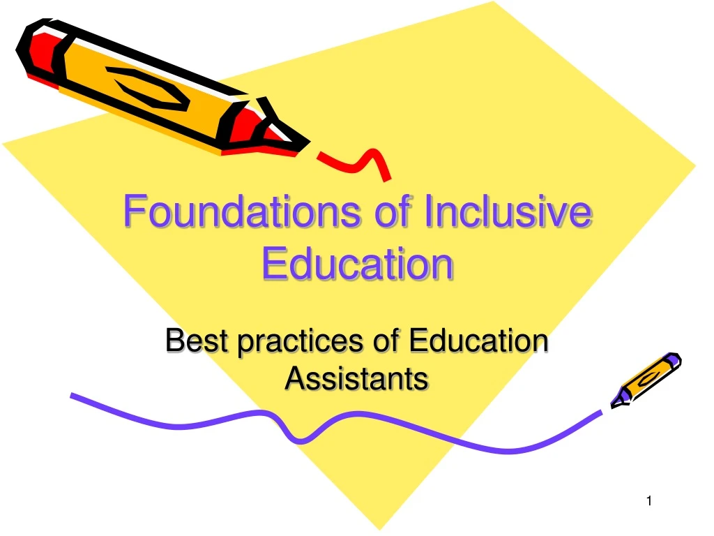 foundations of inclusive education