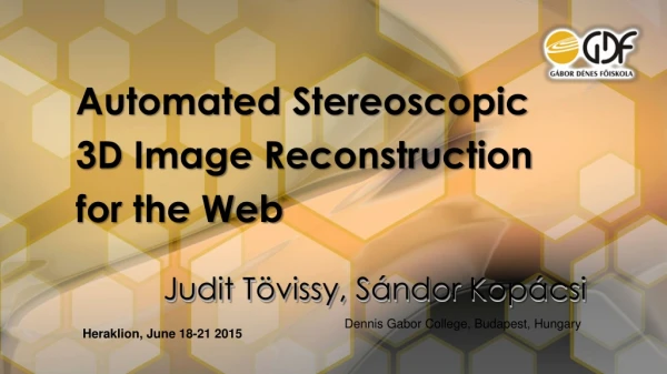 Automated Stereoscopic 3D Image Reconstruction for the Web