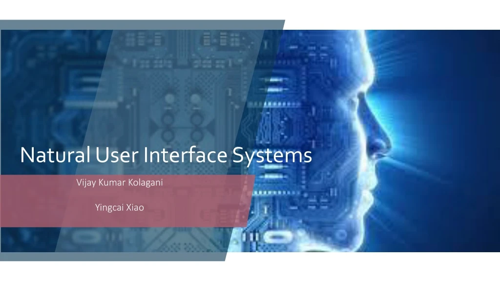 natural user interface systems