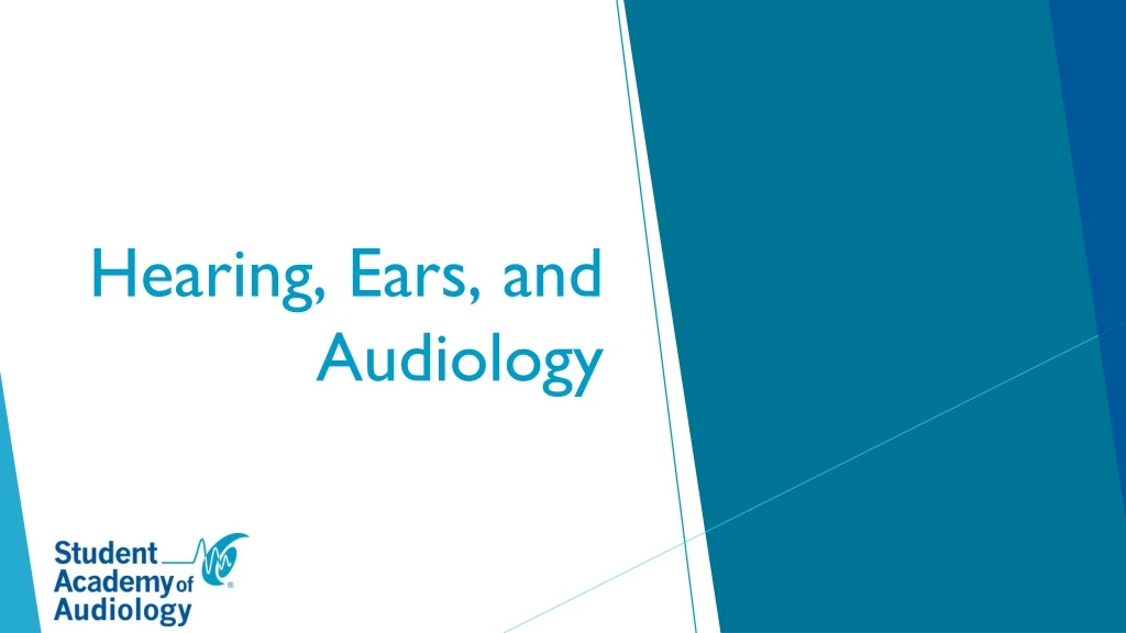 hearing ears and audiology