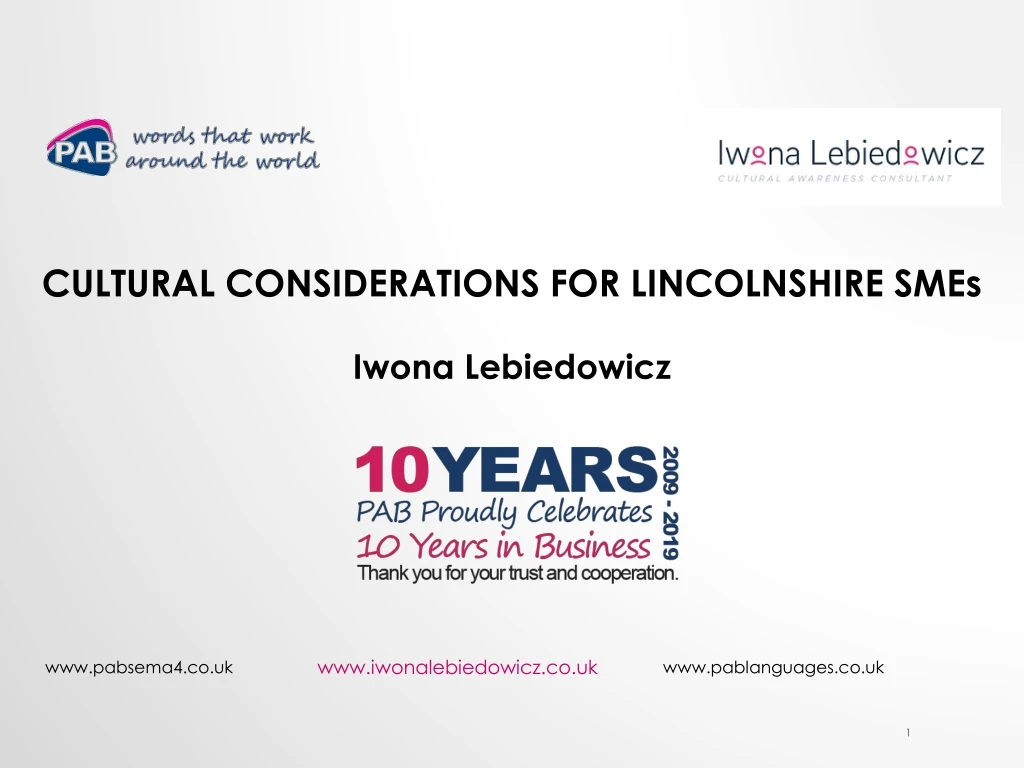 cultural considerations for lincolnshire smes