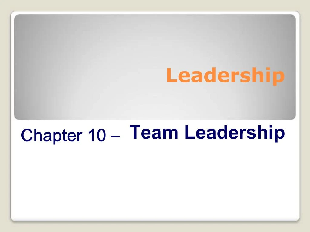 PPT - Leadership PowerPoint Presentation, Free Download - ID:397566