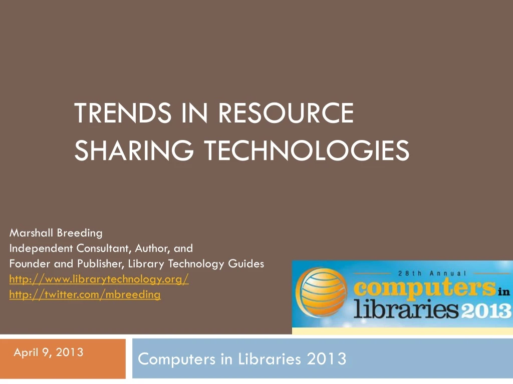 trends in resource sharing technologies