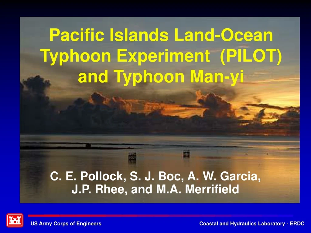 pacific islands land ocean typhoon experiment pilot and typhoon man yi