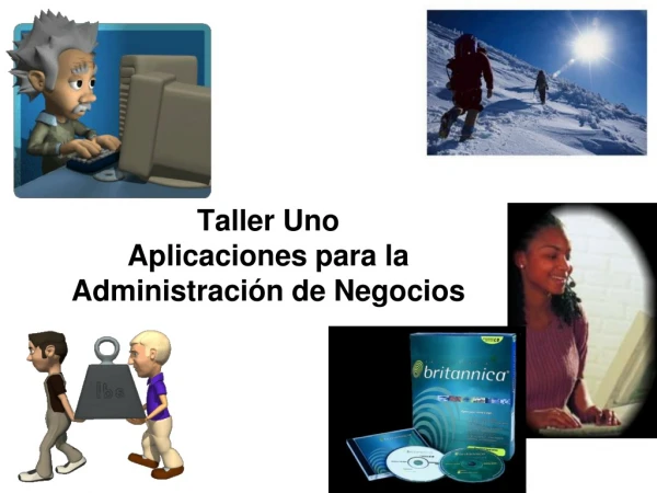 taller uno aplicaciones para la administraci n de negocios