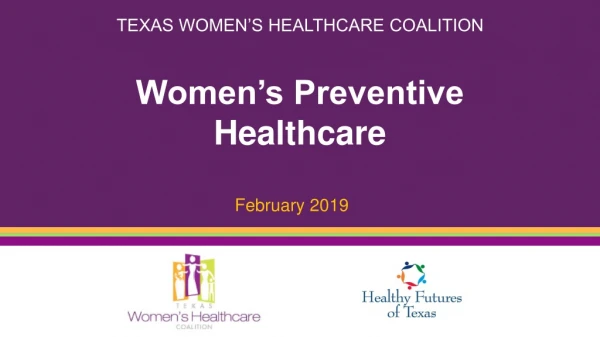 Women’s Preventive Healthcare