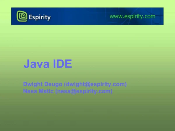 Java IDE