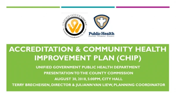 Accreditation &amp; community health improvement plan (CHIP)