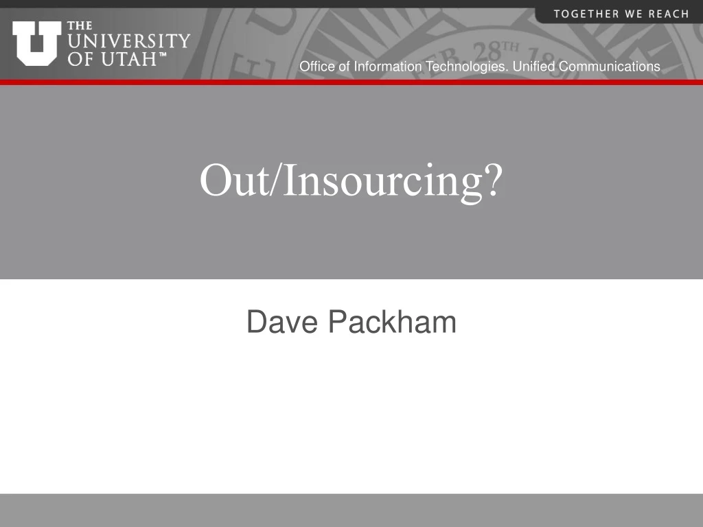 out insourcing