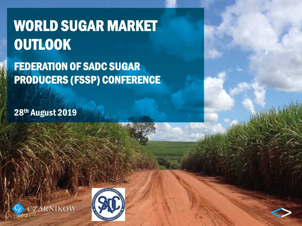 world sugar market outlook federation of sadc