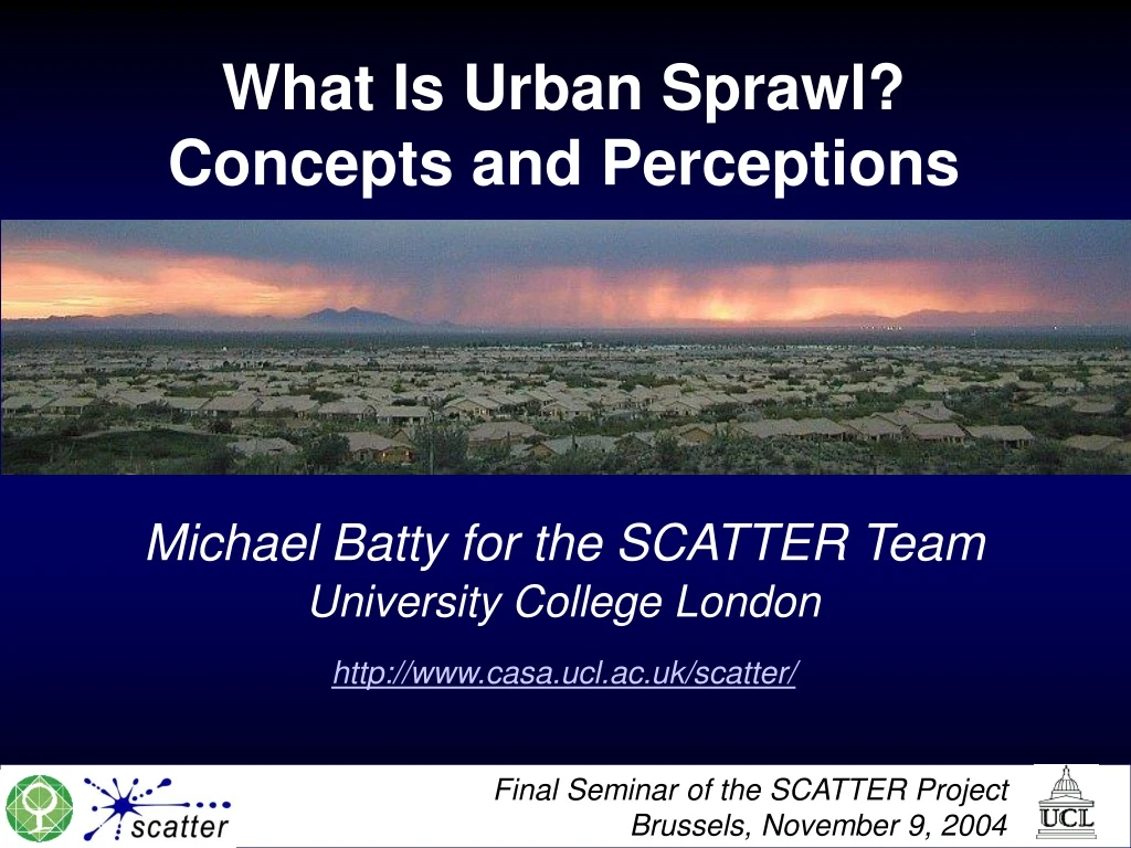 what is urban sprawl concepts and perceptions