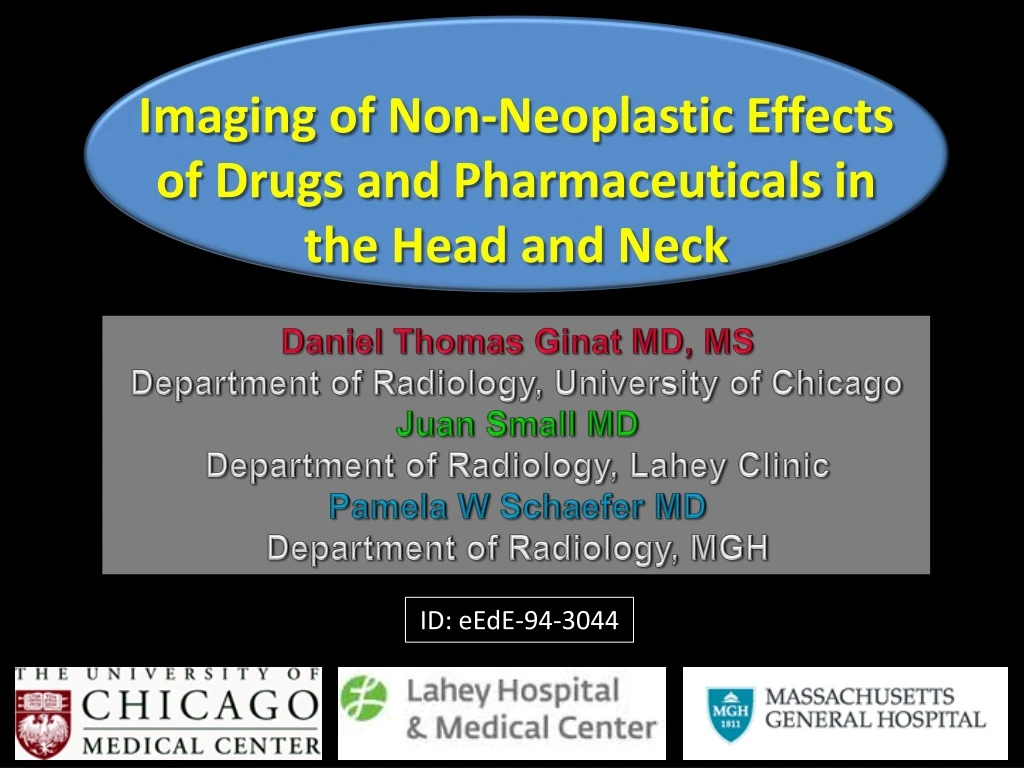 imaging of non neoplastic effects of drugs
