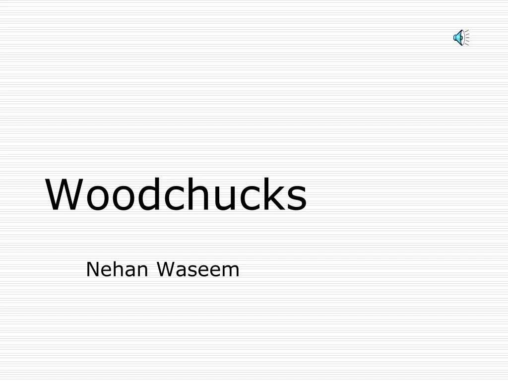 woodchucks