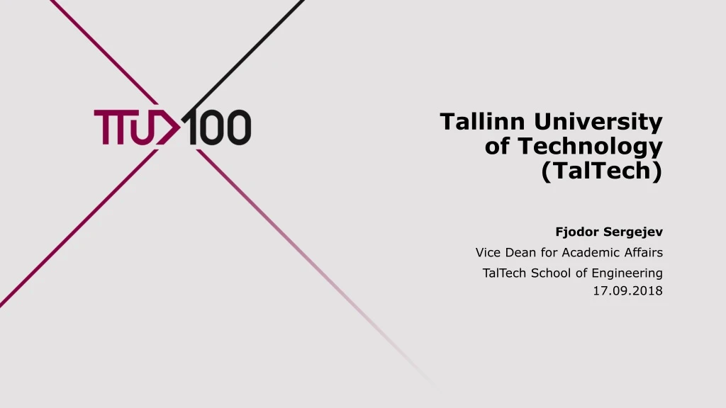tallinn university of technology taltech
