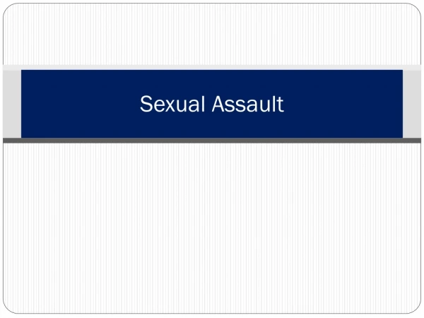 Sexual Assault