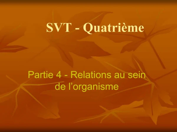 SVT - Quatri me