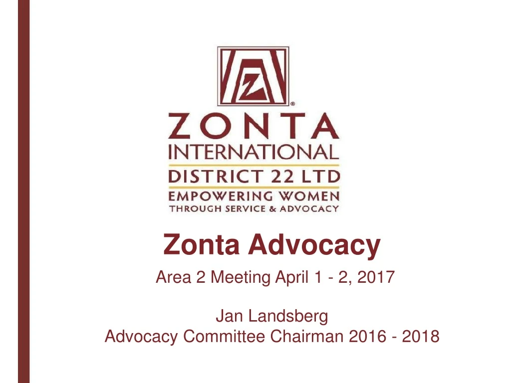zonta advocacy area 2 meeting april 1 2 2017