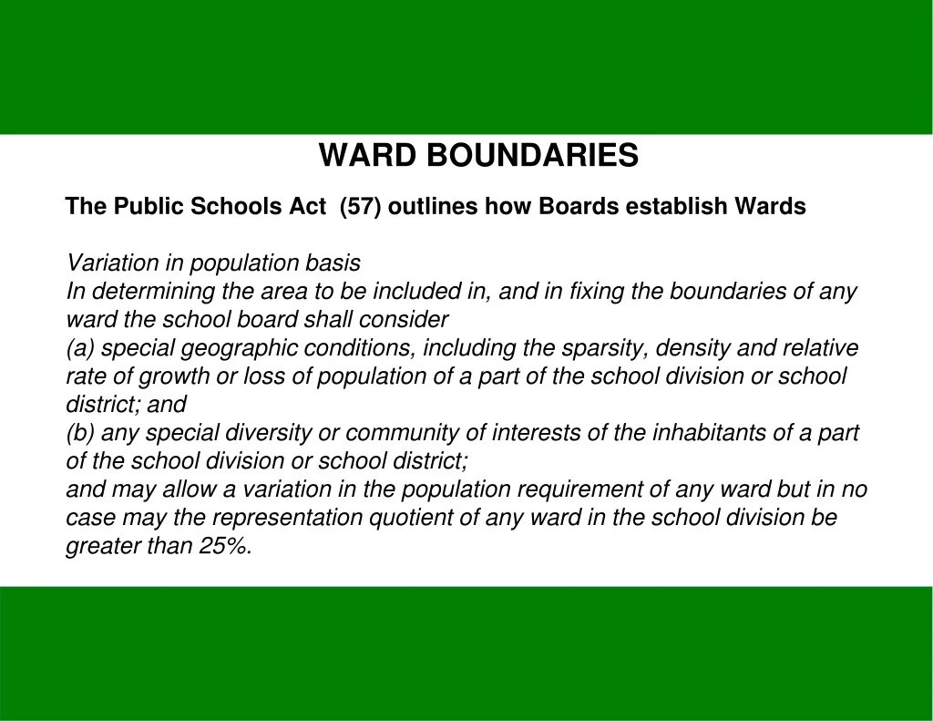 ward boundaries