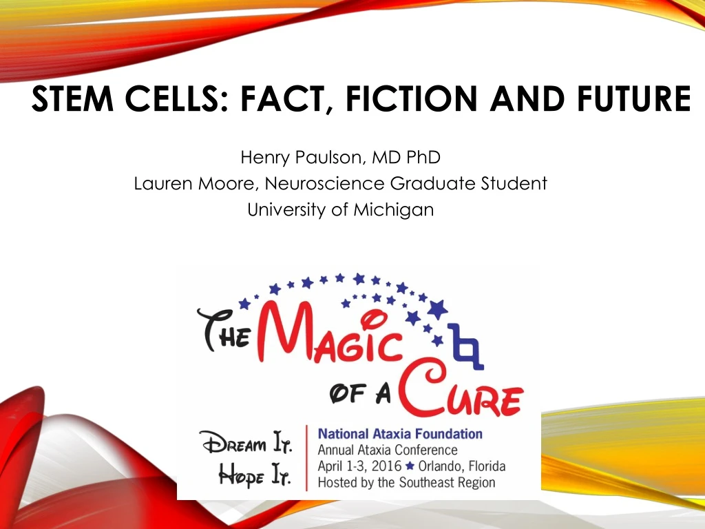 stem cells fact fiction and future