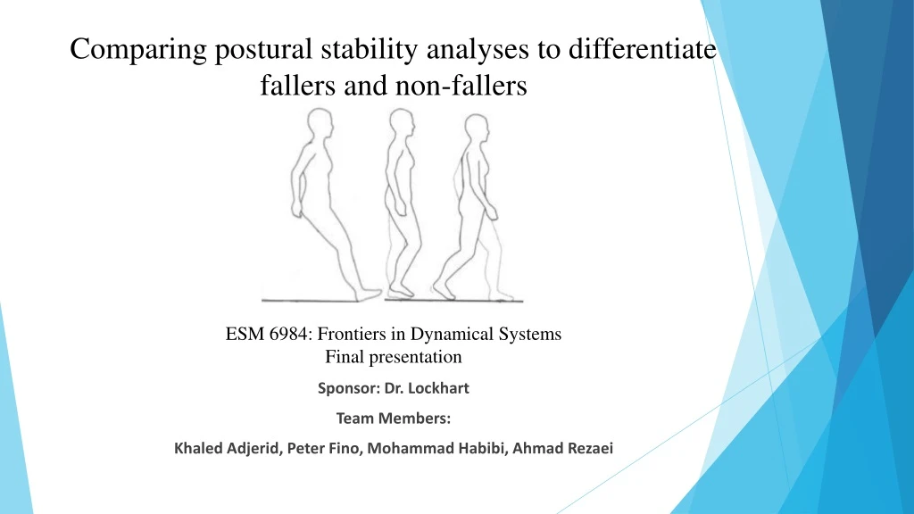 comparing postural stability analyses