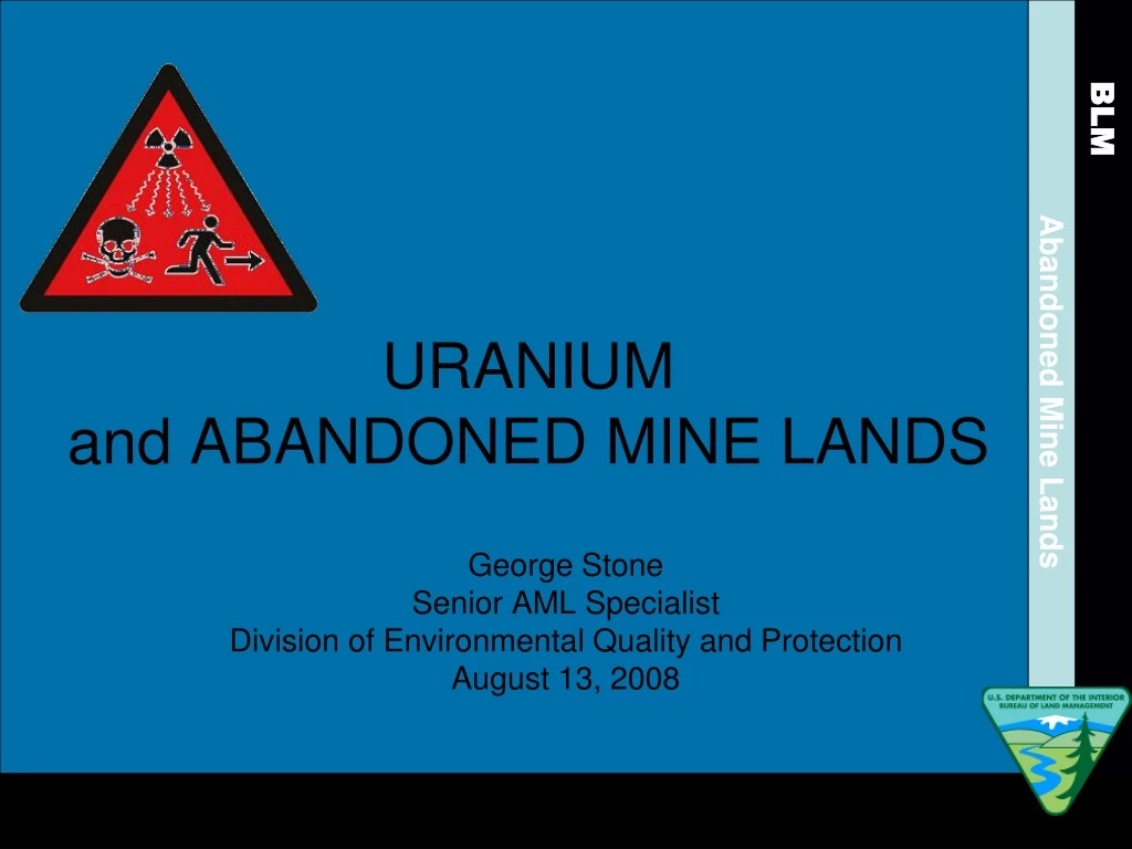 uranium and abandoned mine lands