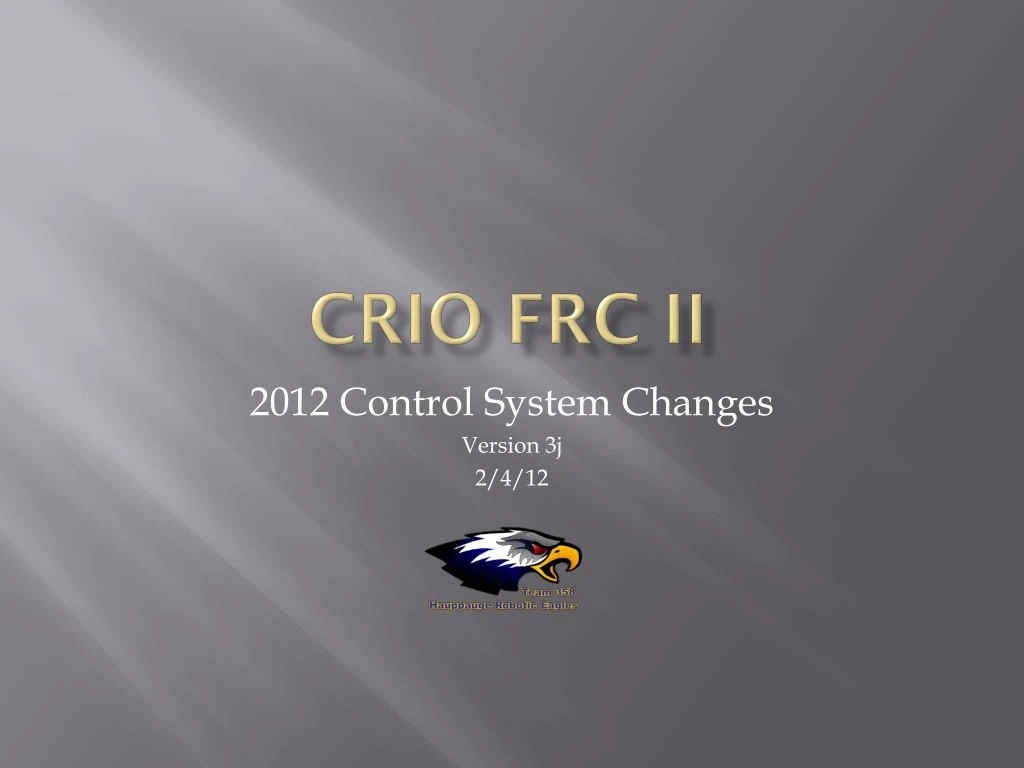 crio frc ii