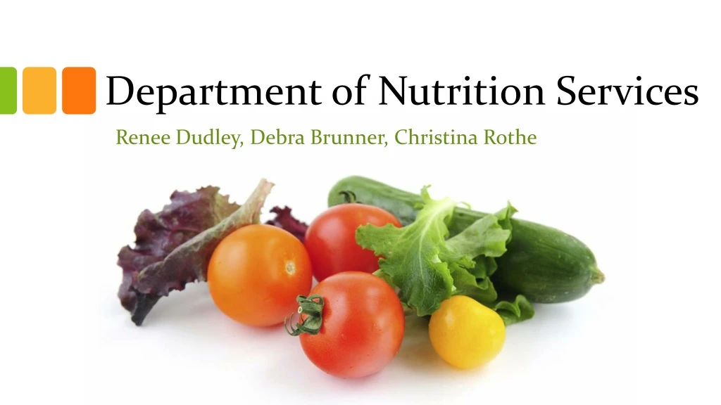 department of nutrition services