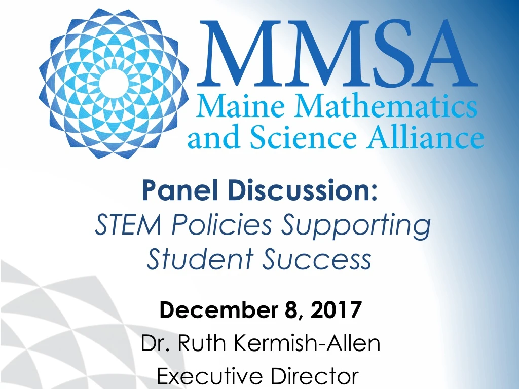 panel discussion stem policies supporting student success